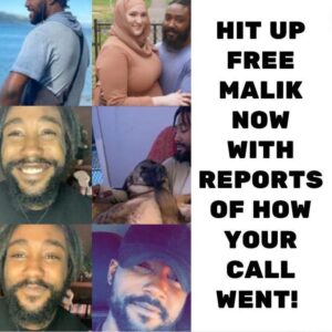 Hit up @FreeMalikNow on Instagram with reports of how your call went!